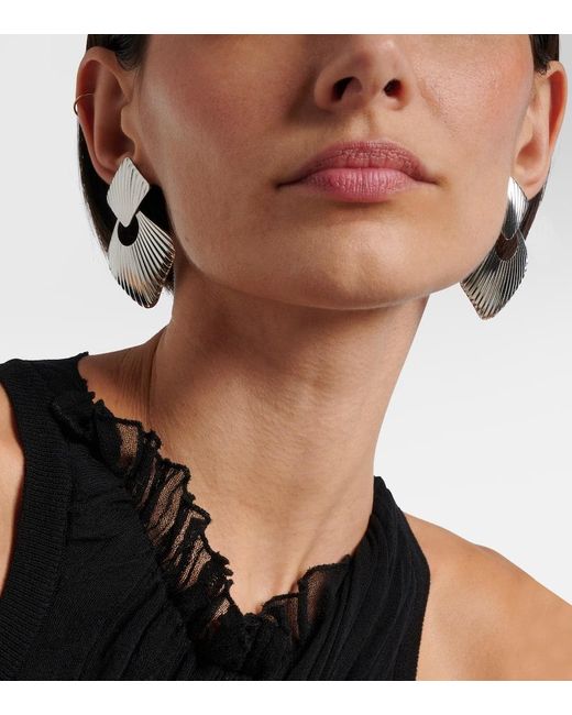 Pendientes Demetra Jennifer Behr de color Metallic