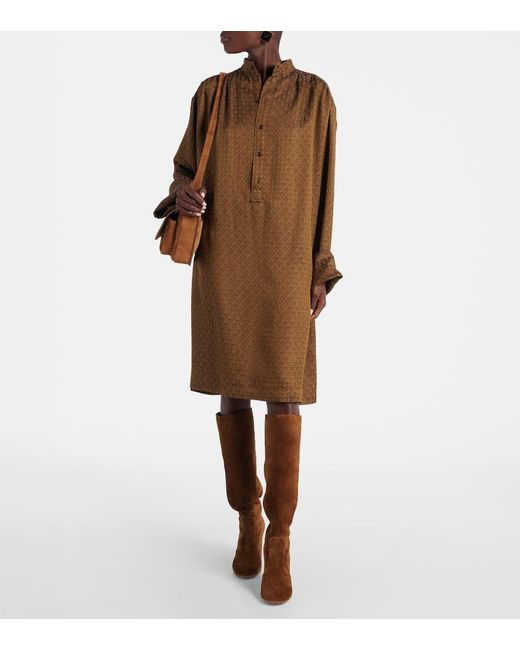 Gianvito Rossi Brown Glen 85 Suede Knee-High Boots