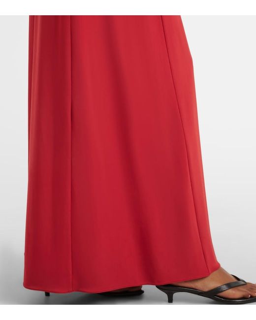 Max Mara Red Pania Maxi Dress