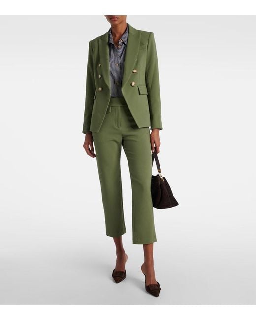 Veronica Beard Green Miller Dickey Blazer