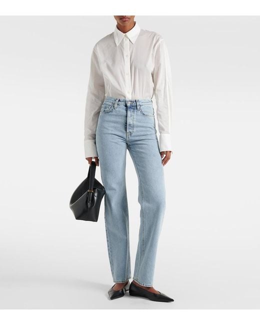 Jeans Rectos Totême de color Blue