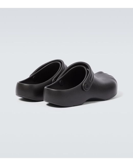 Balenciaga Black Sunday Molded Mules for men