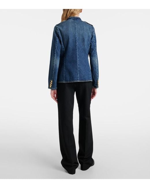 Nili Lotan Blue Geraldine Denim Jacket