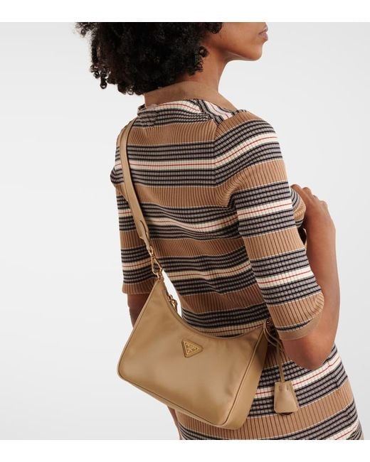 Prada Natural Re-Edition 2005 Re-Nylon Shoulder Bag