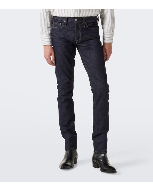 Tom Ford Blue Slim Jeans for men