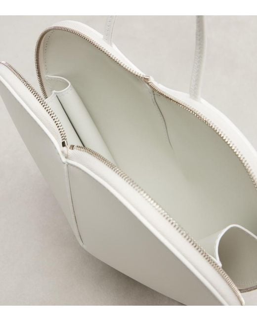 Alaïa White Le Coeur Leather Crossbody Bag