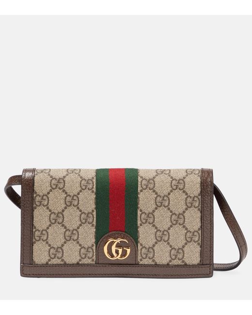 Gucci Brown Ophidia GG Mini Belt Bag
