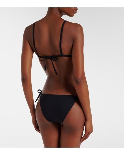 Isabel Marant Black Feride Triangle Bikini Top