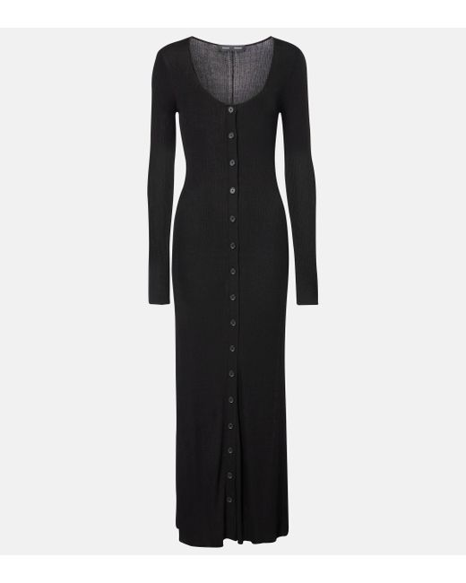 Proenza Schouler Black Athena Maxi Dress