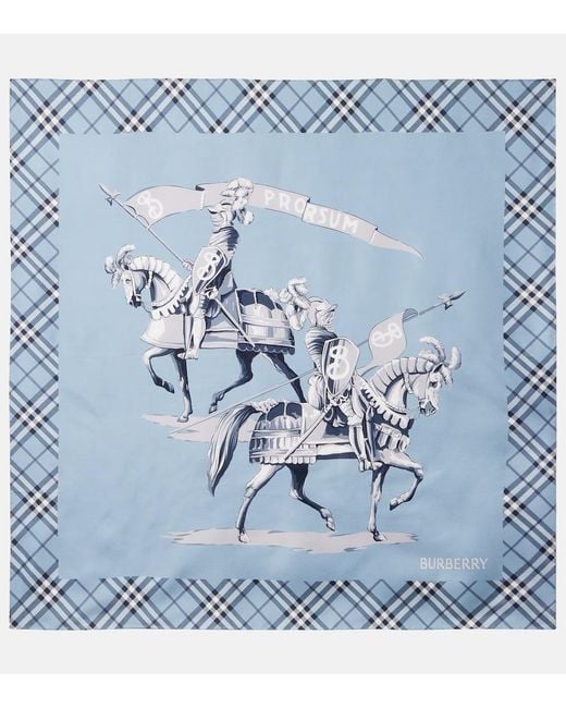 Sciarpa Ekd di Burberry in Blue