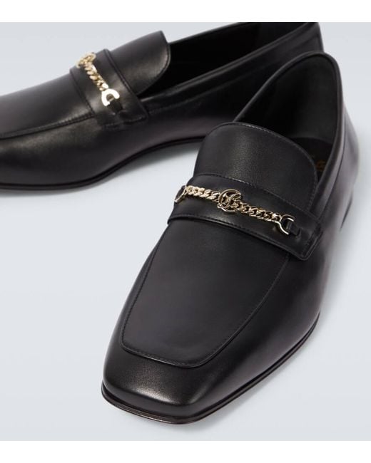 Christian Louboutin Loafers Mj Moc Aus Leder in Black für Herren