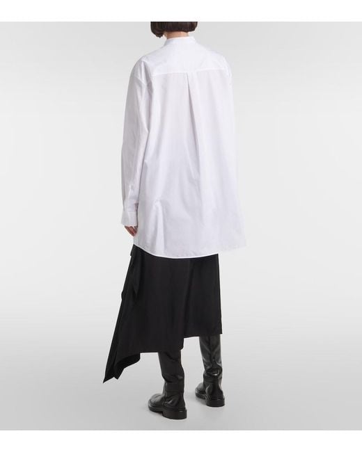 Jil Sander White Wednesday Cotton Poplin Shirt