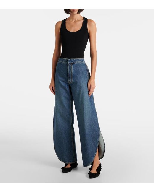 Bailarinas Petal De Ante Alaïa de color Black