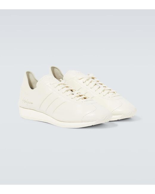 Y-3 Metallic Country Leather Sneakers for men