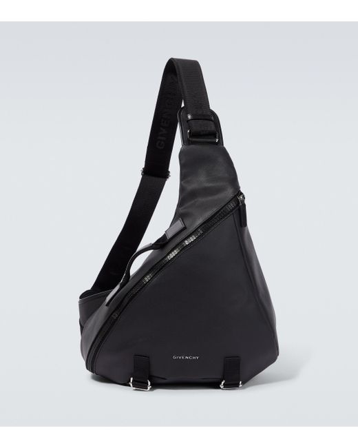 Sac G-Zip Triangle Medium Givenchy pour homme en coloris Black