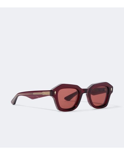 Jacques Marie Mage Red Eichler Square Sunglasses for men