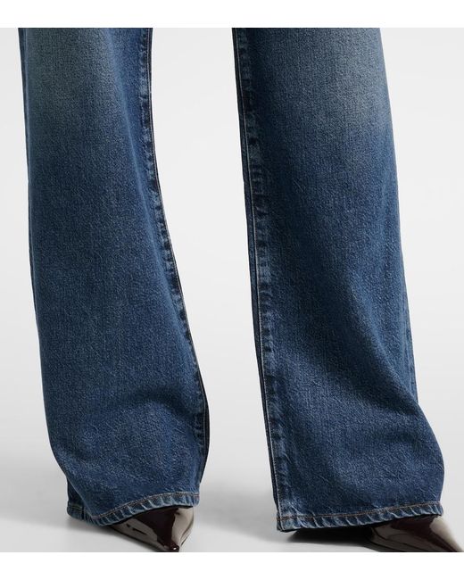 Citizens of Humanity Blue Annina High-Rise Wide-Leg Jeans