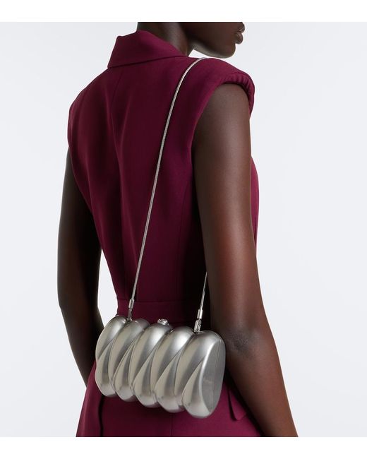 Jonathan Simkhai Gray Reya Clutch