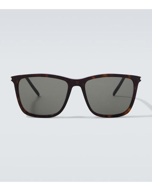 Saint Laurent Brown Sl 851 Square Sunglasses for men