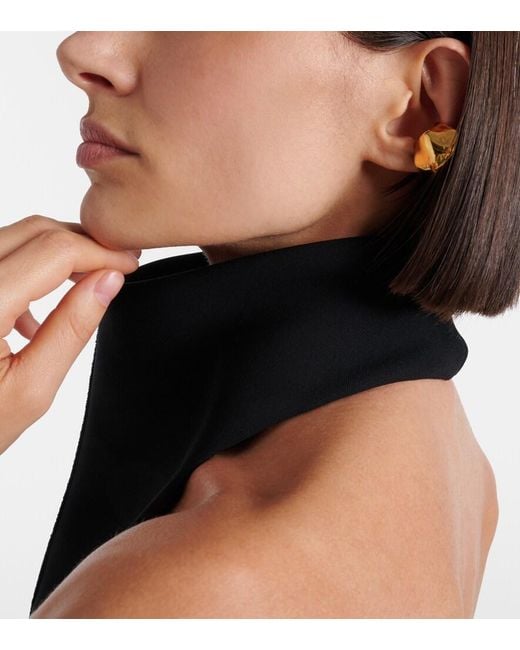 Khaite Metallic Lotus 18Kt-Plated Ear Cuff