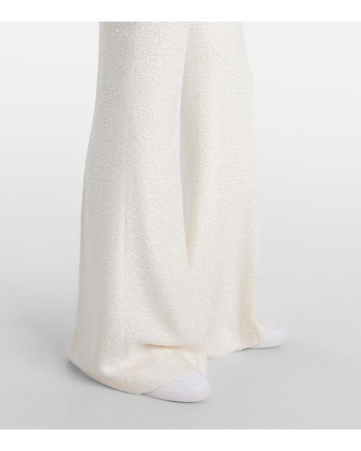 Pantalones Flared Rhein De Seda Gabriela Hearst de color Natural