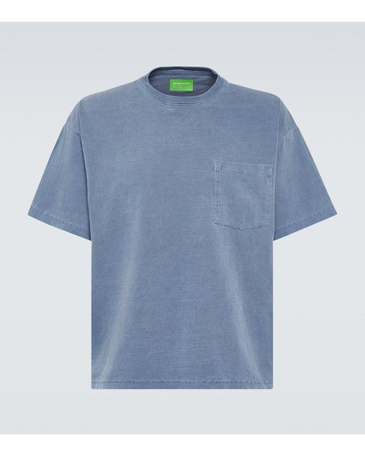 NOTSONORMAL Blue Cotton Jersey T-shirt for men