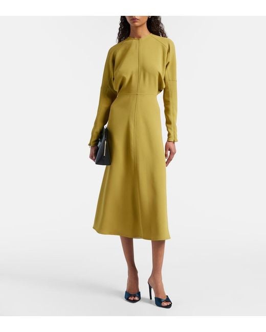 Victoria Beckham Blue Harlow 100 Satin Mules