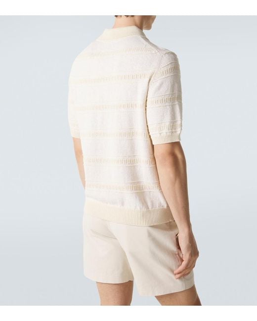 Lardini Natural Cotton Polo Shirt for men