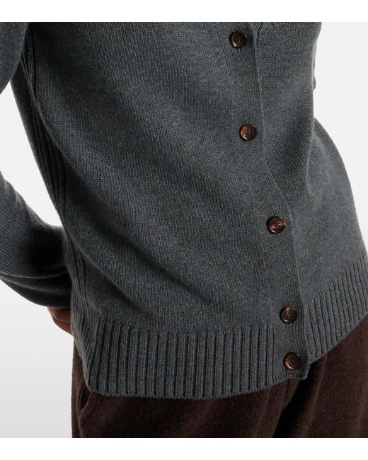 Loro Piana Blue Parksville Cashmere Cardigan