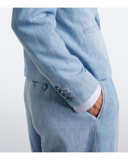 Ralph Lauren Blue Denim Blazer