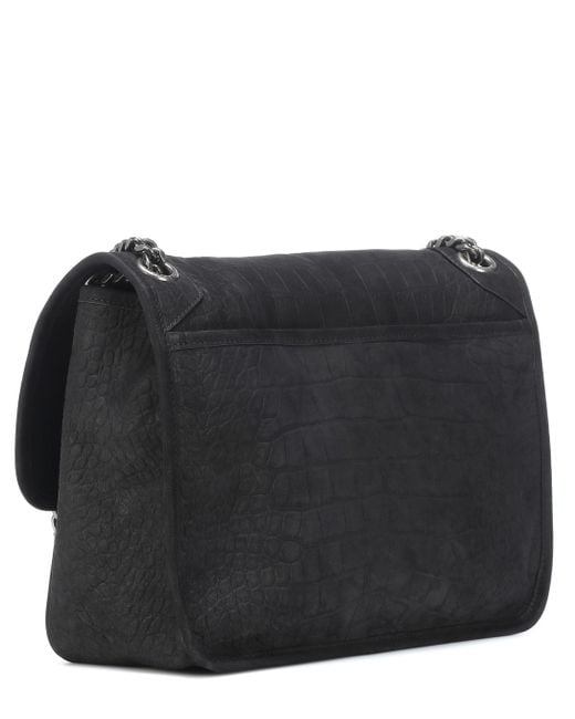 Niki medium in 2025 embossed crocodile suede