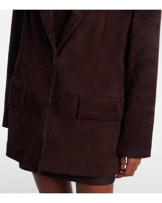 Stouls Purple Dublin Suede Blazer