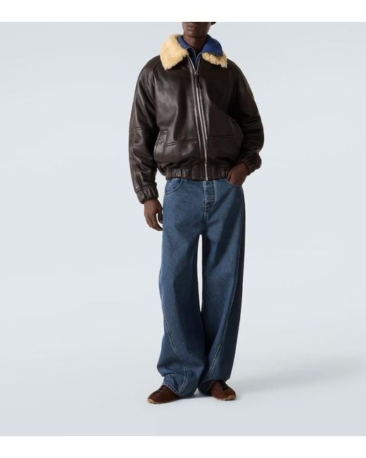 Jacquemus Blue Espiral De-Nimes Tapered Jeans for men