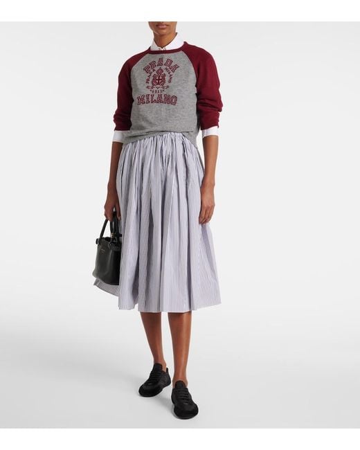 Prada Gray Wool Sweater