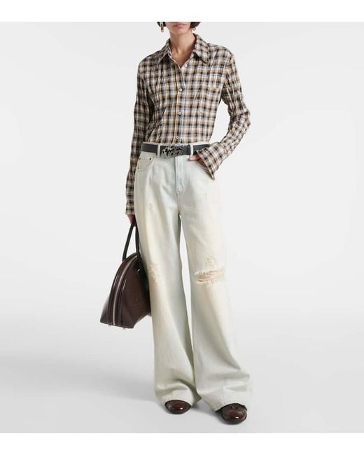 Acne White Hemd