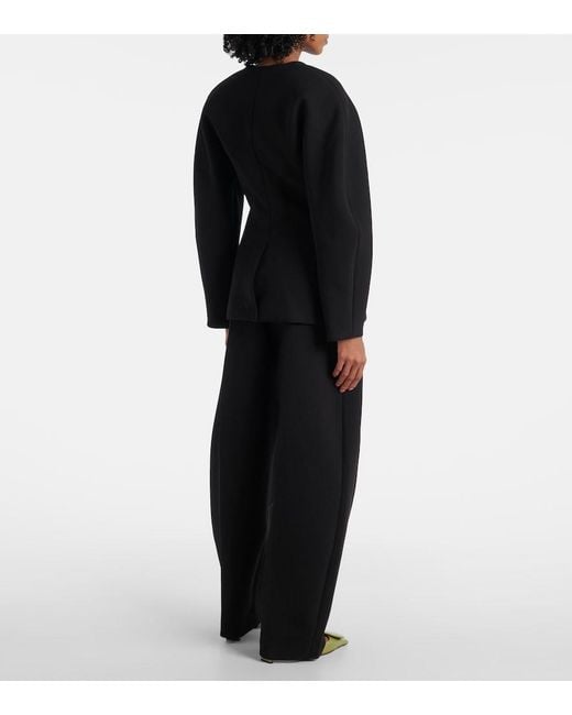 Veste Oval Jacquemus en coloris Black