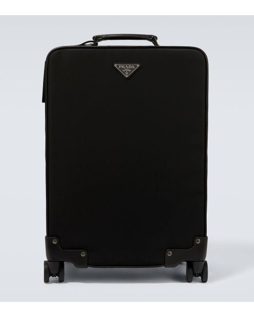 Prada Black Re-nylon Small Carry-on Suitcase for men