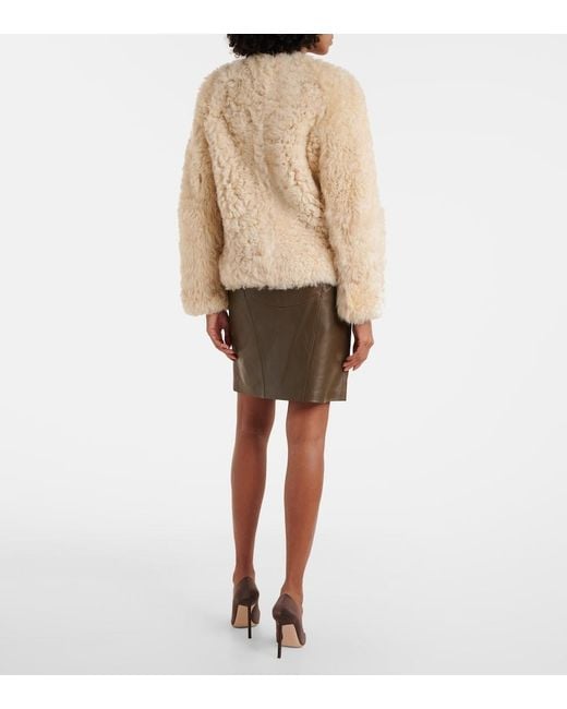 Tom Ford Natural Shearling Jacket