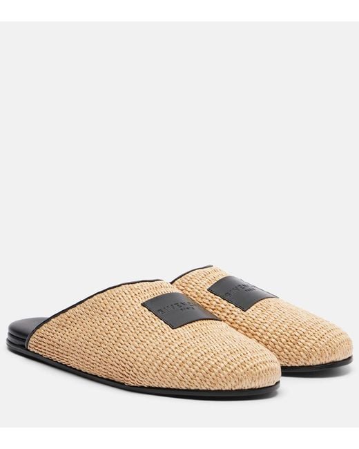 Givenchy Natural Slippers Label Mit Leder