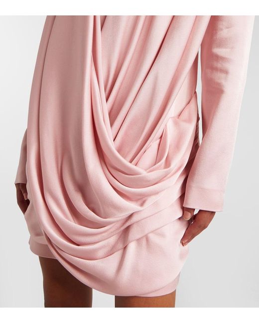 Stella McCartney Pink Minikleid Aus Satin