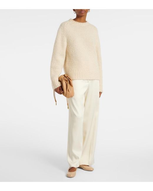 Gianvito Rossi Natural Carla Patent Leather Mary Jane Flats