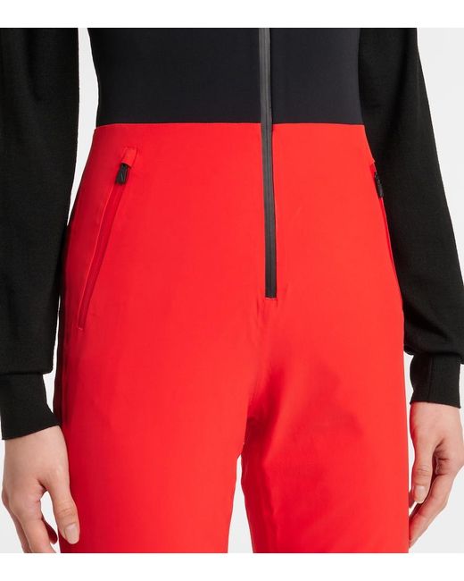 Aztech Mountain Red Bella High-Rise Ski Pants