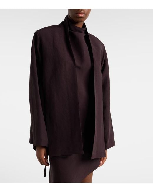 Alaïa Black Poplin Jacket
