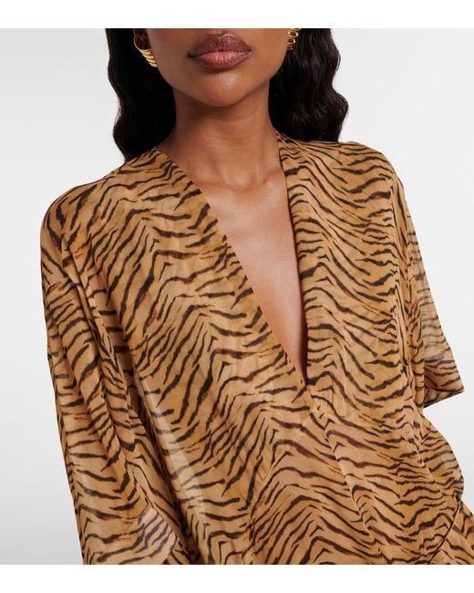 ViX Natural X Rosie Huntington-Whiteley Megan Beach Cover-Up