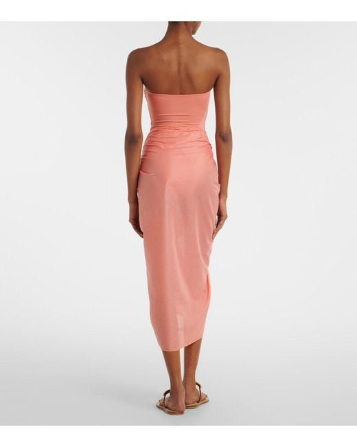 Eres Pink Cabine Beach Cover-Up