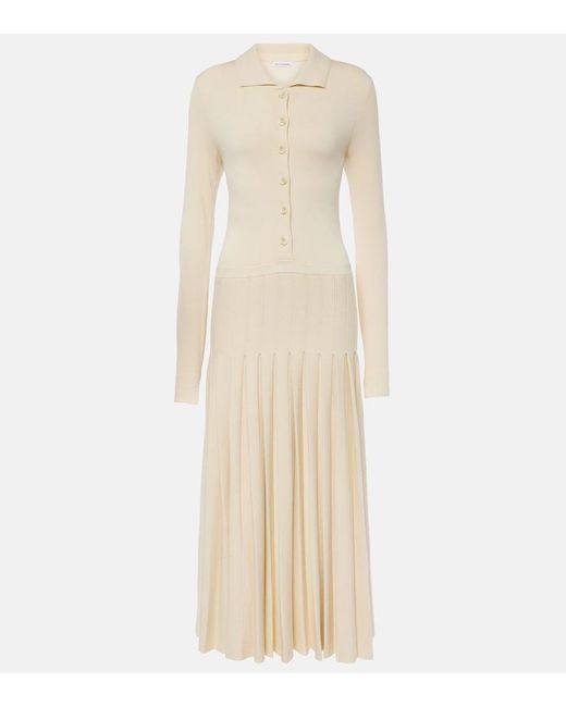 Altuzarra Natural Delorme Polo Dress