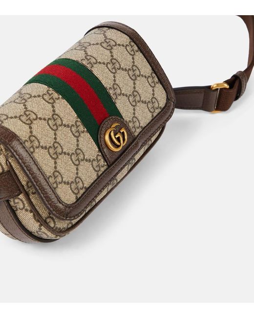 Gucci Brown Ophidia Mini-Tasche