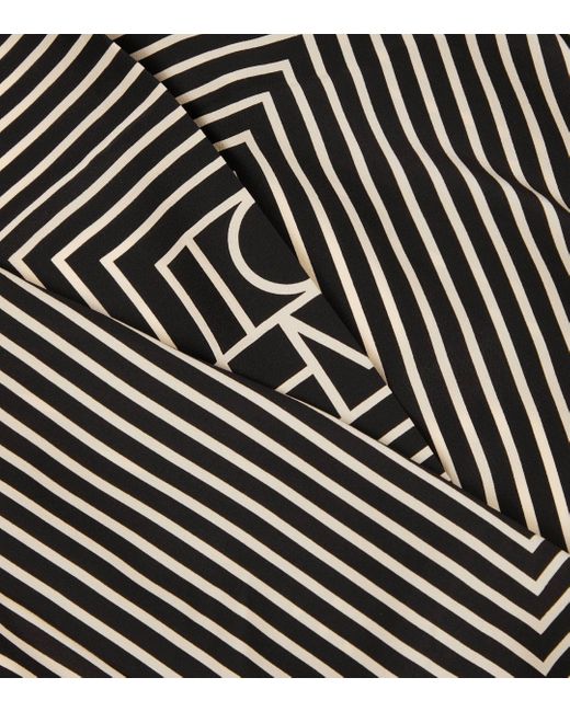 Foulard Monogram en soie Totême  en coloris Black