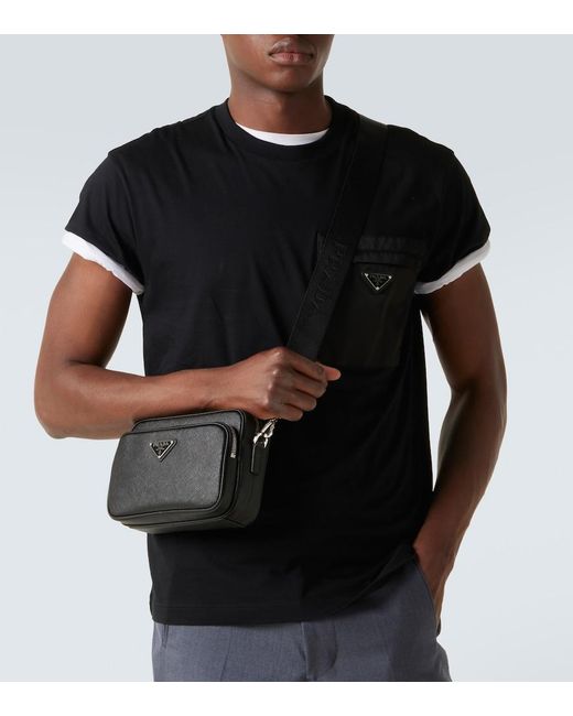 Borsa A Spalla di Prada in Black da Uomo