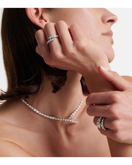 Anello Serpenti Viper di BVLGARI in White